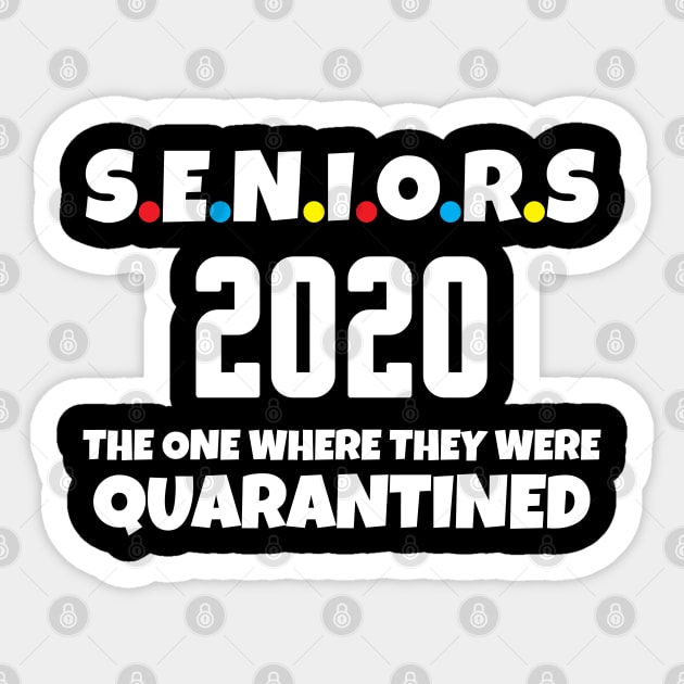 Seniors 2020 Quarantined funny Sticker by WorkMemes